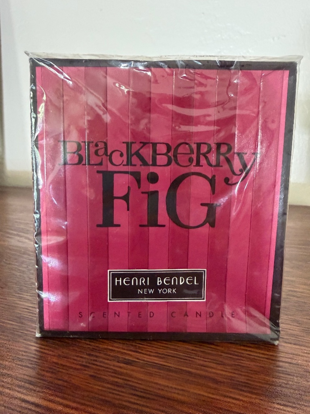 ULTRA RARE & DISCONTINUED Henri Bendel Blackberry Fig Scented Luxury Candle-NIB